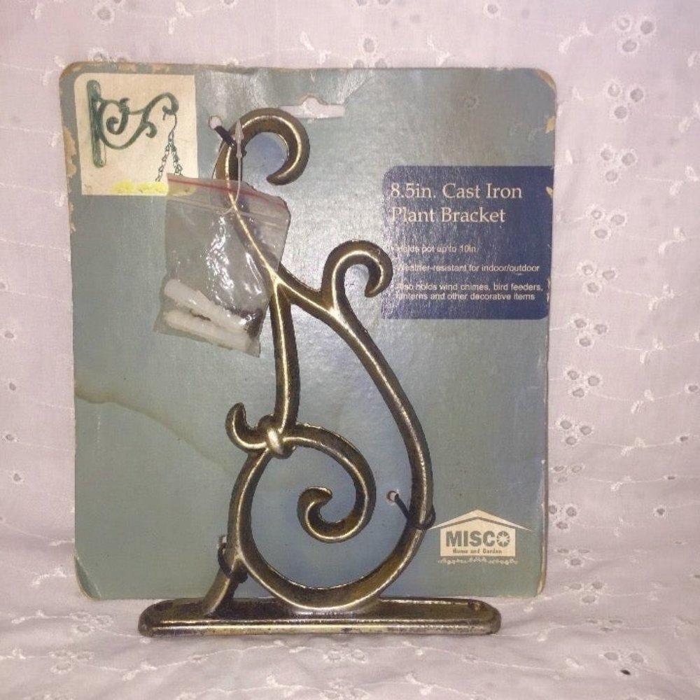 8.5" Cast Iron Plant Bracket